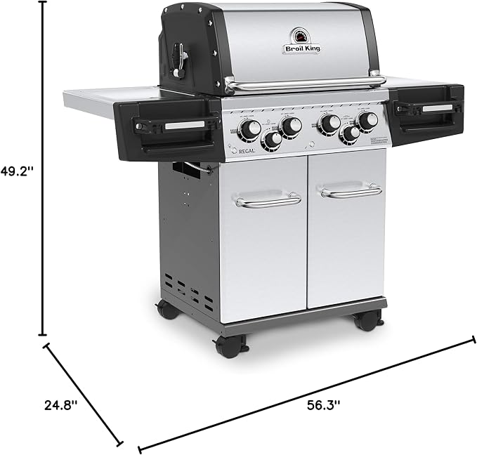 Broil King 956947 Regal S 490 Pro IR Natural Gas Grill, Stainless Steel - Image 19