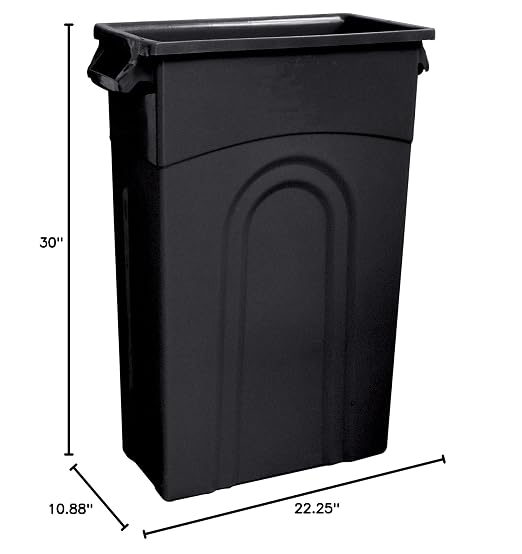 23 Gallon 2-Pack Space-Saving Slim Trash Can - Image 7