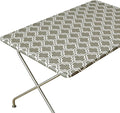 Rectangle Picnic Table Cloth, Elastic Waterproof Fitted Vinyl Tablecloths by Unknown