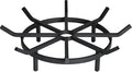 SteelFreak Heavy Duty Wagon Wheel Firewood Grate by SteelFreak