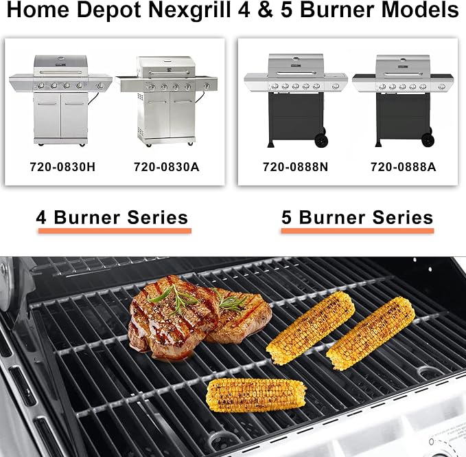 Hiorucet Grill Parts for Home Depot Nexgrill 720-0888N 720-0830H 720-0888 - Image 6