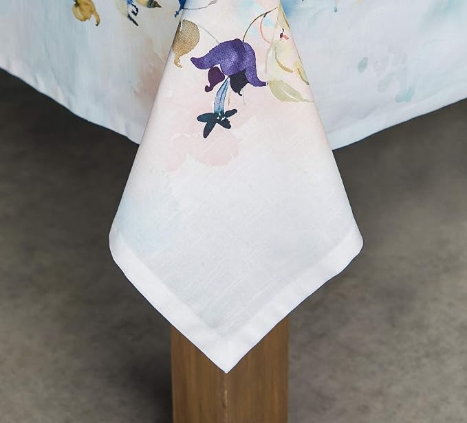 Maison d' Hermine Table Cloth Square Table 100% Cotton 60 x 60 Inches - Image 7