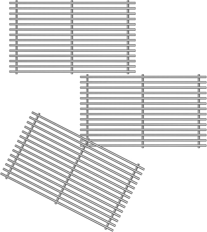 18.7" SUS304 9MM Cooking Grates by Htanch