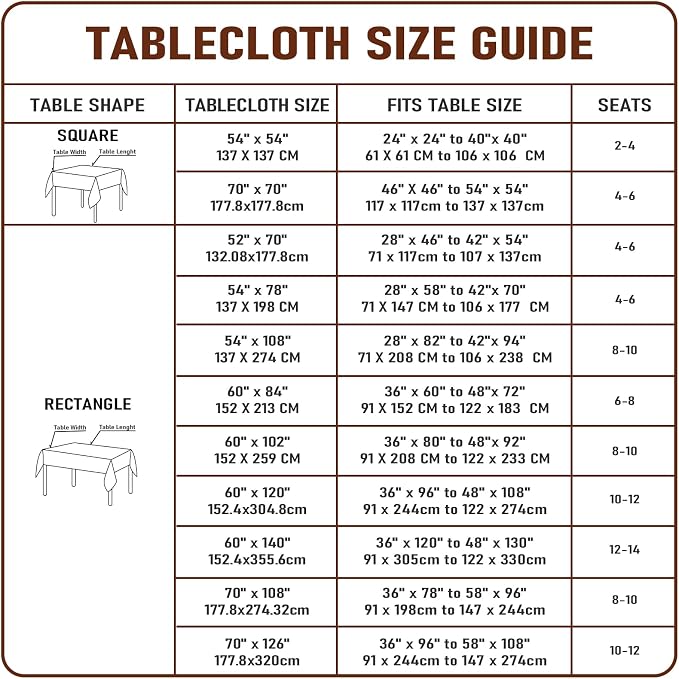 Clear Plastic Tablecloth Protector Rectangle 54x120 inch Waterproof Oilproof - Image 7