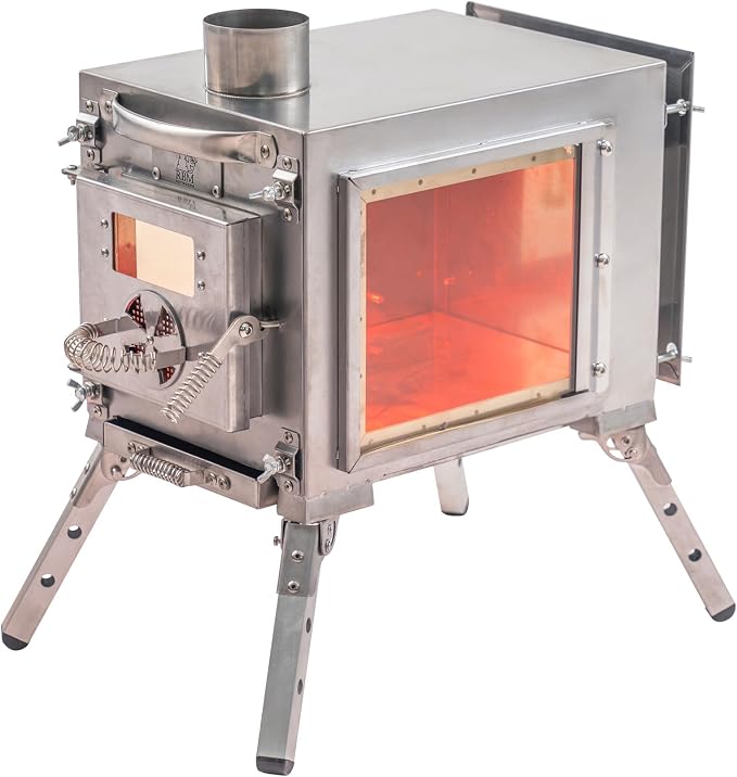 Rbm Outdoors Camping Stoves for Tents, Yurts. Portable Wood Burning Folding by RBMOutdoors