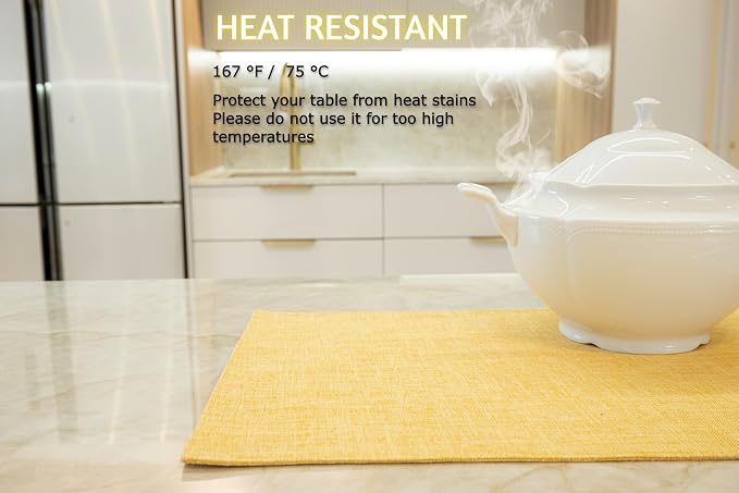 Placemat Set-Washable Place Mats - Image 6