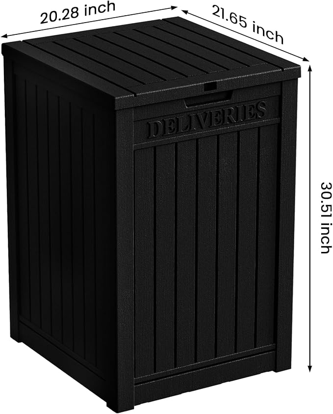 55 Gallon Outdoor Storage Box, Waterproof Resin Deck Box - Image 3