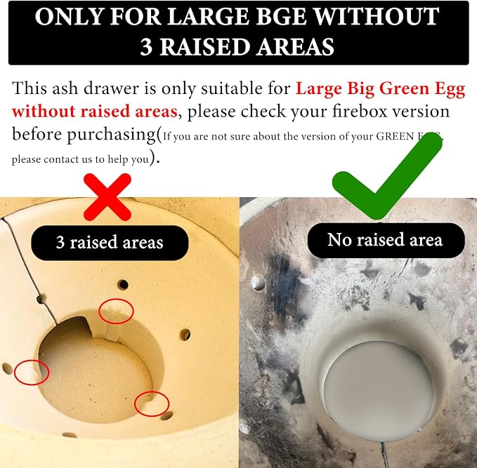 Upgrade Ash Drawer Accessories for Big Green Egg Large-BGE Replacement Parts - Image 3