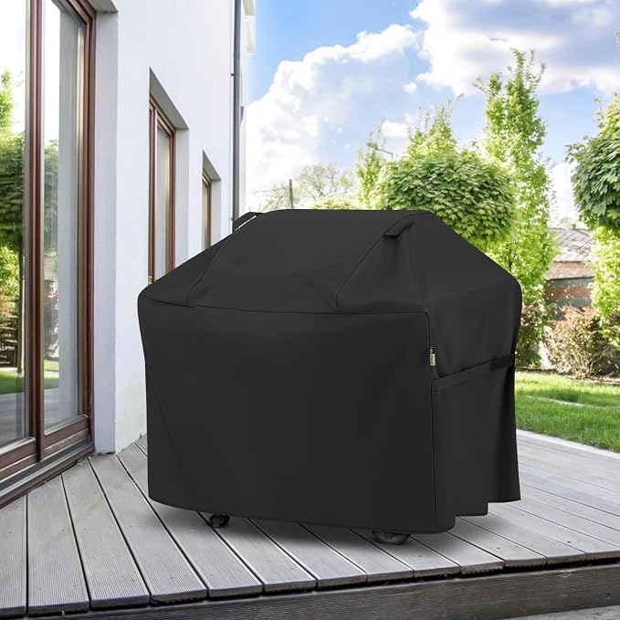 Arcedo BBQ Grill Cover 55 Inch, Heavy Duty Waterproof Gas Grill Cover Fade - Image 7