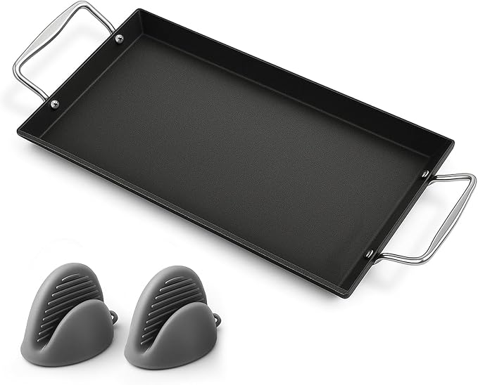 Utheer Upgraded Nonstick Cast Iron Griddle by Utheer