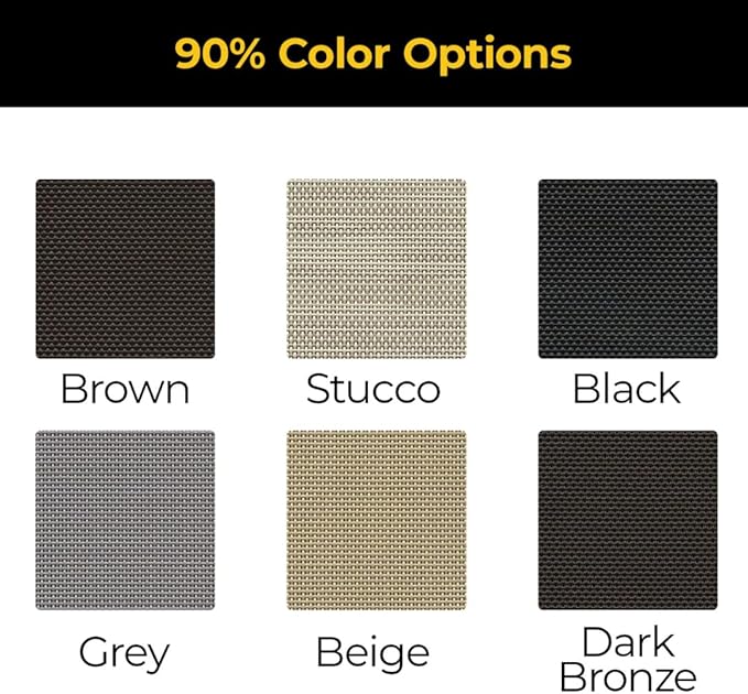 Custom Solar Screens for Windows Exterior 90% Shade - Image 6