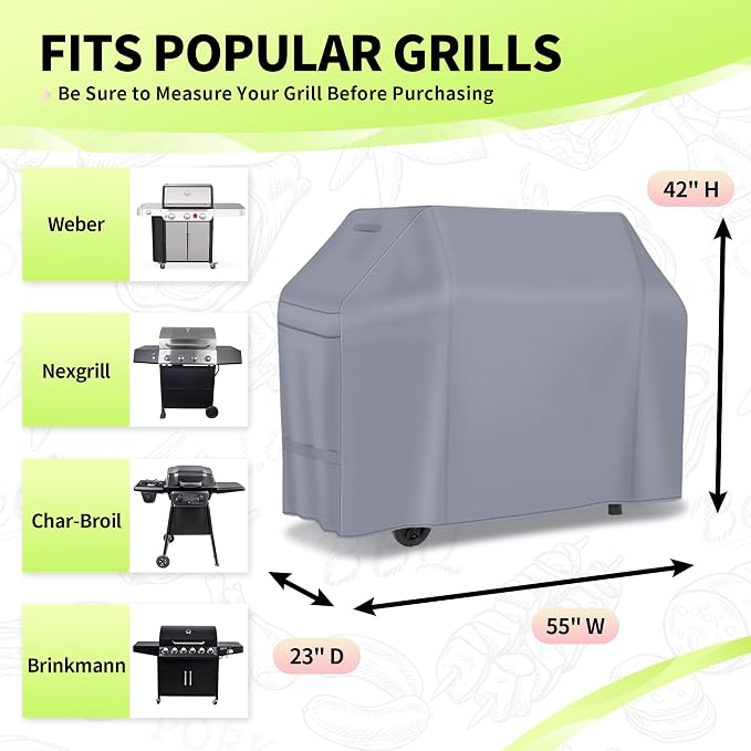 NEXCOVER Barbecue Gas Grill Cover - Image 2