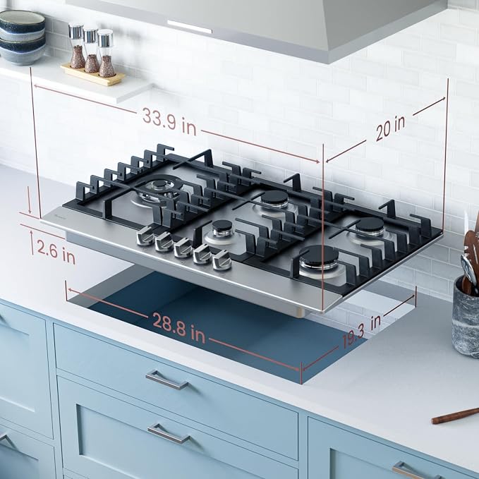 Rangaire RCG341S 34" Gas Cooktop - Image 7