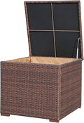 Super Patio Wicker Outdoor Patio Storage Box Waterproof, Rattan Storage Bin by SuperPatio