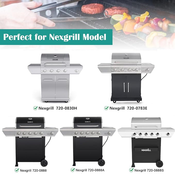 Full-Size Griddle Inserts for Home Depot Nexgrill 5 Burner 720-0888, Flat Top - Image 5