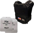 Northgym Adjustable Weighted Vest/Incl. 3D Weight Plates in 14lbs / 20lbs/ by NorthGym