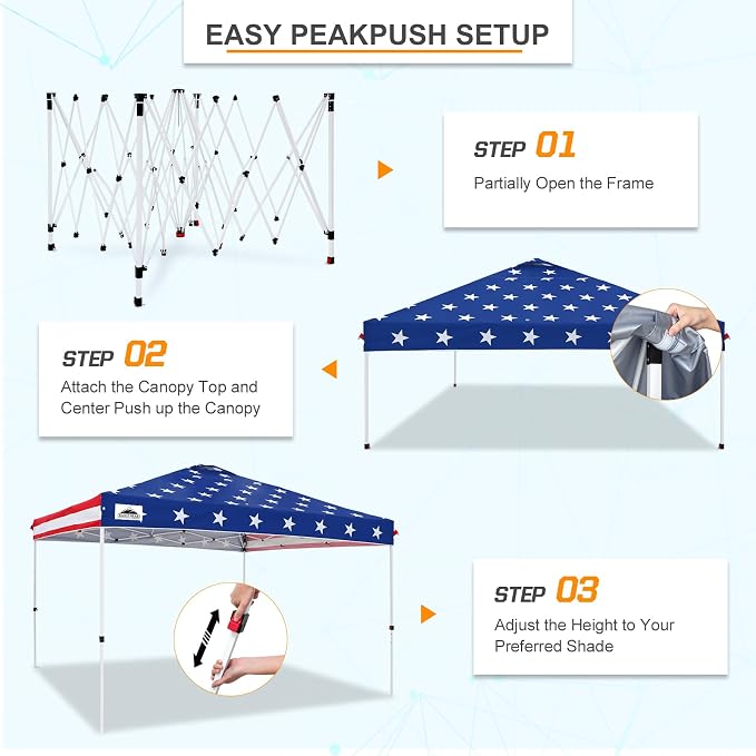 EAGLE PEAK Pop Up Canopy Tent - Image 2