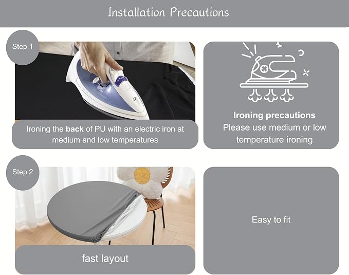 Round Fitted PU Tablecloth - Image 8