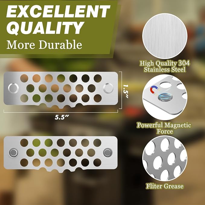 Griddle Accessories of Blackstone Grease Gate Blocker, Compatible - Image 6