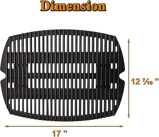One-Piece Q100 Q1200 Grill Grates Replacement Parts - Image 2