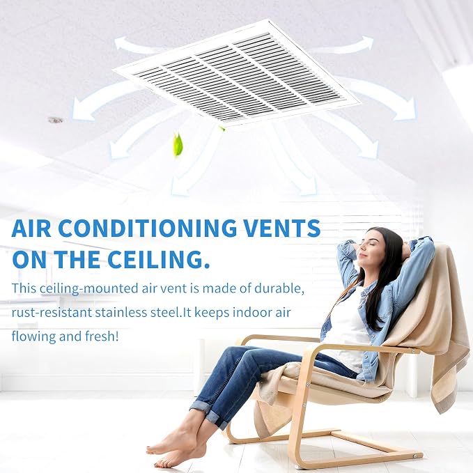 20x10 Return Air Grille, Return Air Vent Cover - Image 6