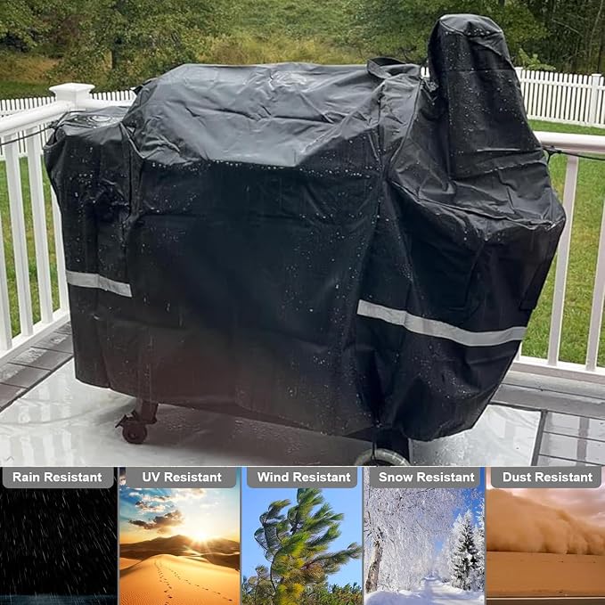 Grill Cover for Pit Boss Pro Series 850, 820 Wood Pellet Grill, 600D Heavy Duty - Image 5
