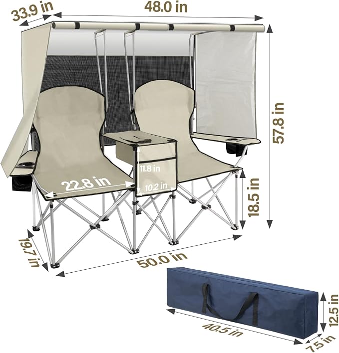 BESTHLS Double Camping Chair - Image 3