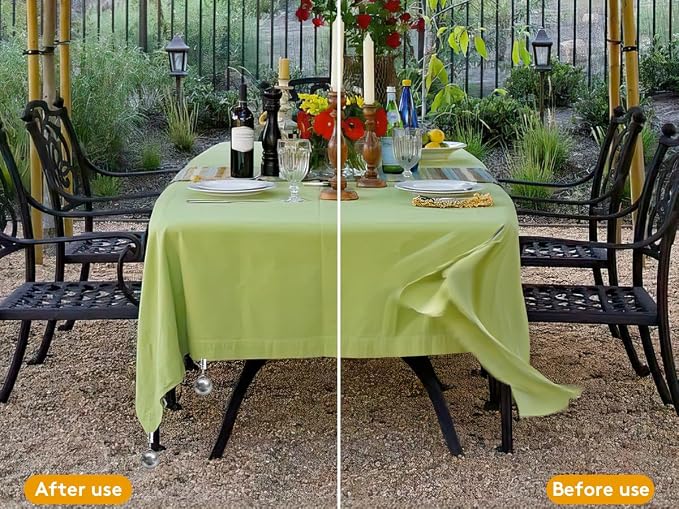 Tablecloth Flags Weights, Stabilizing Tablecloth Flags Down, Clip Weights on - Image 5