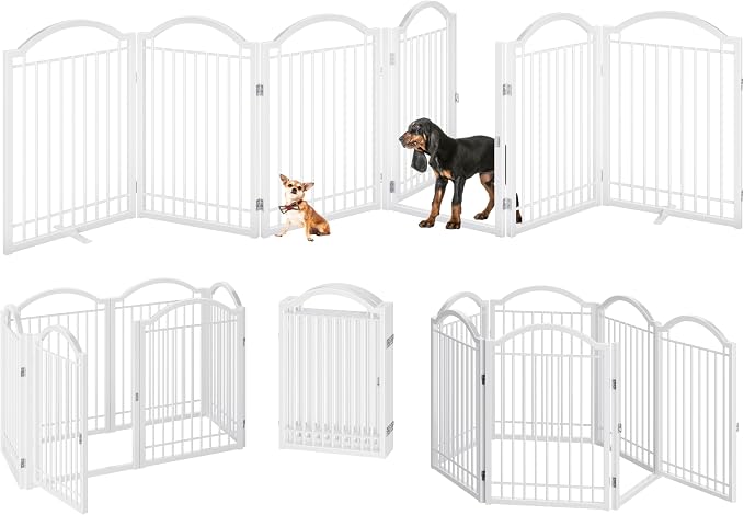 BHG Metal No-Assembly Freestanding Dog Gate - Image 3
