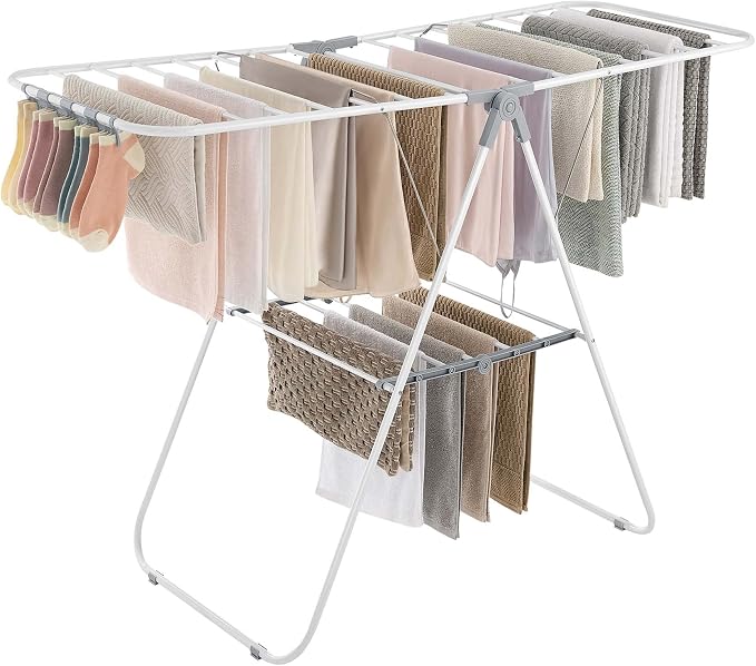 SONGMICS Clothes Drying Rack, - Image 8