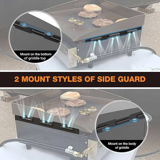 Wind Guards for Blackstone 17“ Griddle Accessories Fit for Blackstone Griddle - Image 2