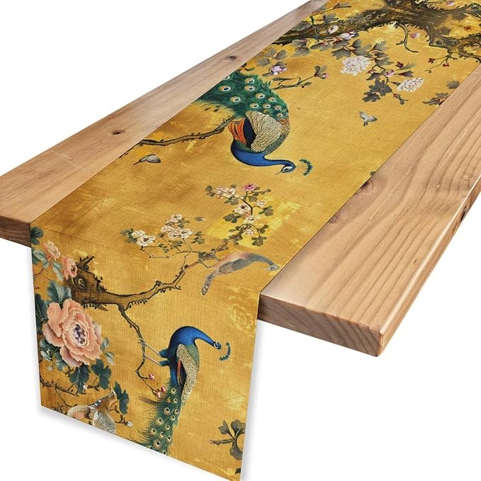 Peacock Table Runner - Image 6