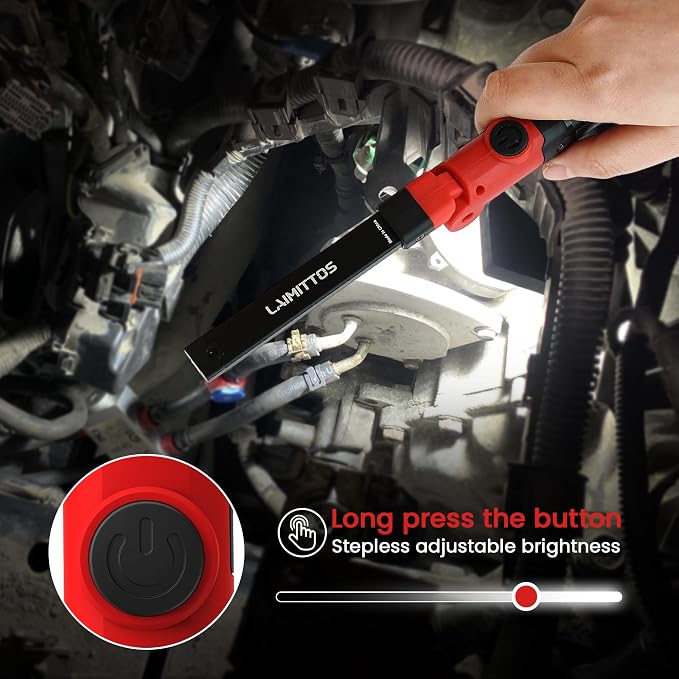Rechargeable Work Light 2200mAh Magnetic LED Work Light Flashlight Mechanic - Image 4