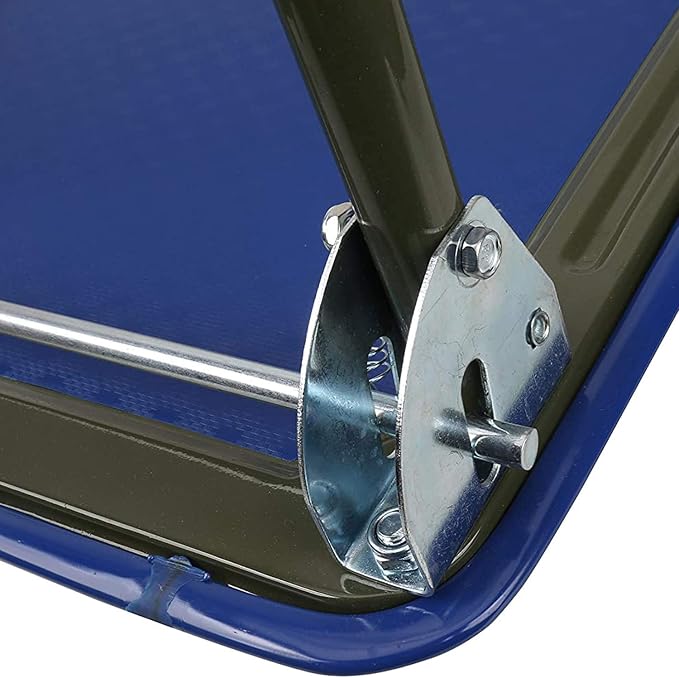 Olympia Tools Foldable Push Cart Dolly - 300 Lb. Capacity Heavy Duty Platform - Image 3