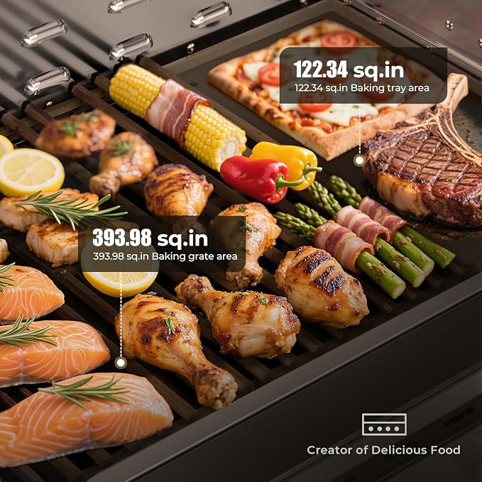 Premium Built In 4 Burner Propane Gas Grill, ALL-Thickened 304 Stainless Steel - Image 2