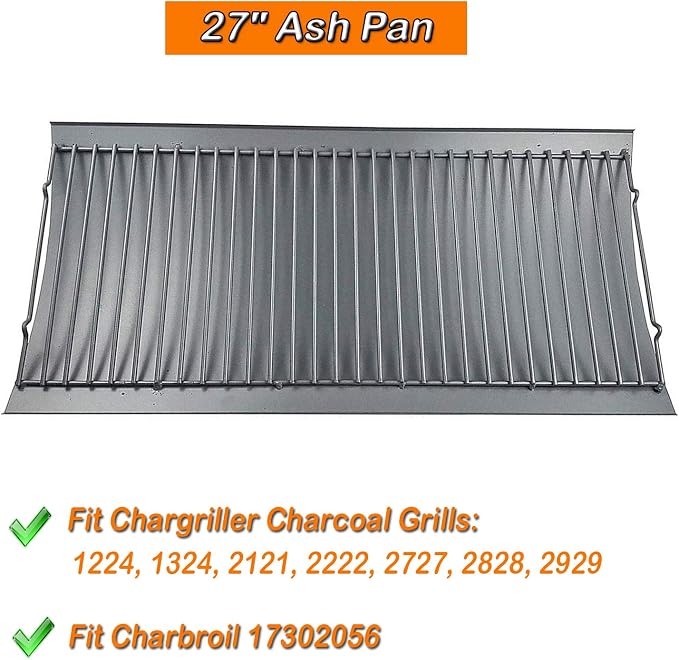 MixRBBQ 27 inch Ash pan for Chargriller 1224 1324 2121 2222 2727 2828 2929 - Image 5