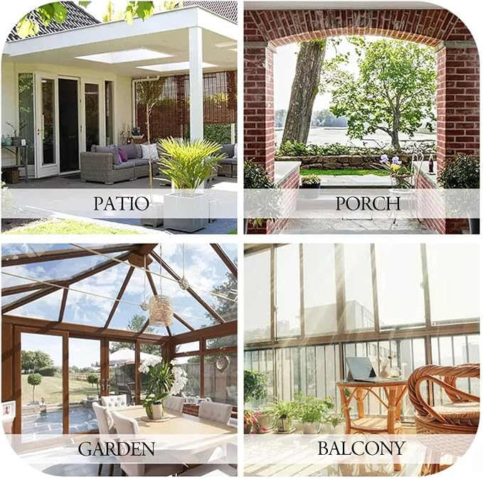 Forest Theme Waterproof Indoor/Outdoor Curtains, Dawn Trees Jungle Pattern - Image 8