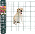 Green PVC Coated Welded Wire Fence 36 Inch x 25 Foot, 2 Inch x 3 Inch 16GA by FOREHOGARGARDEN%EF%BC%86HOME