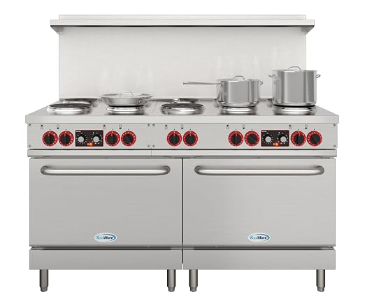 KoolMore 60 in. Commercial Electric Range - 208V 3-Phase by KoolMore