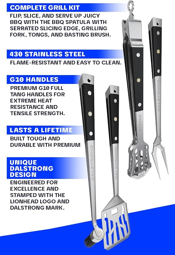 DALSTRONG 4-Piece Professional BBQ Pitmaster Grill Set - Image 5