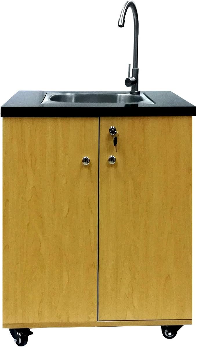 FixtureDisplays® Portable Sink Self Contained Hand Wash Station Mobile Sink - Image 5