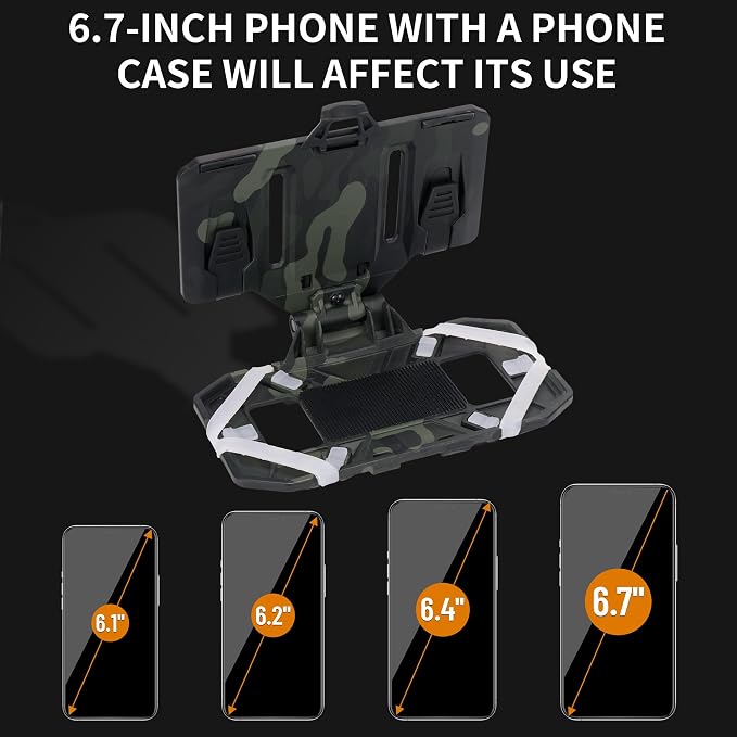 Tactical Molle Phone Holder for Plate Carrier Vest, Quick Release & Adjustable - Image 3
