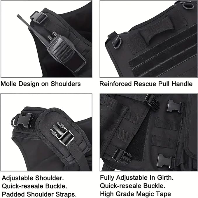 YAKEDA Adjustable Tactical Airsoft Training Vest | Camping, Gift - Image 5