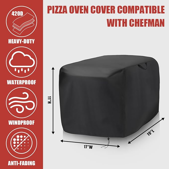 Pizza Oven Cover for CHEFMAN Indoor Pizza Oven, Waterproof 12in Pizza Oven - Image 5