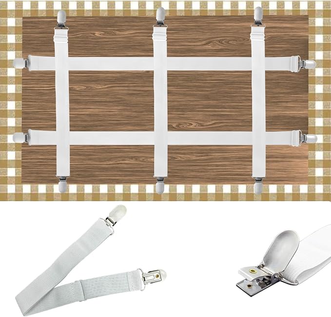 Hidden Strap Tablecloth Clips by Namubarwa