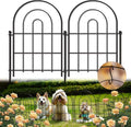 Garden Fence Panels, 17 in x 12.6 ft Flower Bed Fencing by Unknown