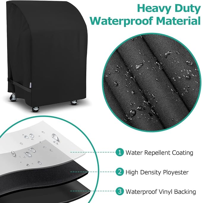 SunPatio 2 Burner Gas Grill Cover 32 inch, Heavy Duty Waterproof Small BBQ - Image 4