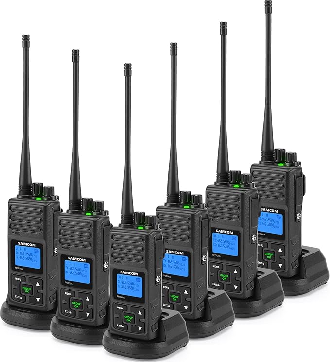 SAMCOM FPCN30A Two Way Radios Long Range 5 Watts Walkie Talkies by SAMCOM