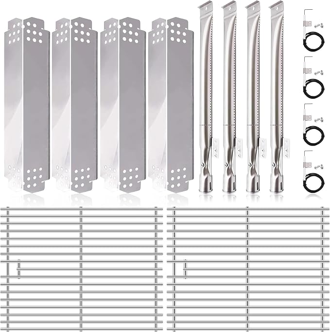 Grill Grates Parts for Nexgrill 4 Burner 720-0830H, 720-0888N. Cooking Grids by Hiorucet