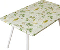 Rectangle Picnic Table Cloth, Elastic Waterproof Fitted Vinyl Tablecloths by Unknown